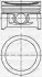 Поршень с кольцами і пальцем (размер отв. 63.50/STD) DM Smart 0.7 98- (M 160 E6AL B03 / B04 / B05) Yenmak 31-04720-000 (фото 1)