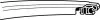 Щетка стеклоочистителя каркасная задняя 200mm (8\'\') ExactFit Rear Toyota Auris (E18) (EX200B) Trico EX200 (фото 2)