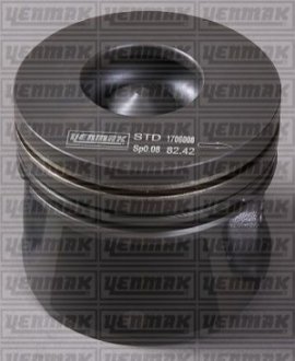 Поршень с кольцами і пальцем (размер отв. 82.50/STD) FORD Focus 1.8DI/TDDi -05 Yenmak 31-03465-000