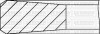 Комплект поршневих кілець (84,50/+0.50) (3,0/2,0/3,0) BMW E87 118d, E90 338d Yenmak 91-09629-050 (фото 1)