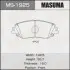 Masuma MS1925 Колодка тормозная передняя Toyota CH-R (19-), Camry (17-), RAV 4 (19-) (MS1925) MASUMA MS1925