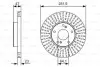 BOSCH HONDA гальмівний диск передн.Civic VIII 05-,Stream 01 - (282*23) 0986479A99 BOSCH 0986479A99