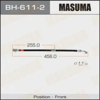 Фото 1 - шланг тормозной MASUMA BH6112 Шланг тормозной MASUMA BH6112 (фото 1)