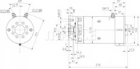 Электромотор MAHLE MAHLE / KNECHT MM 203