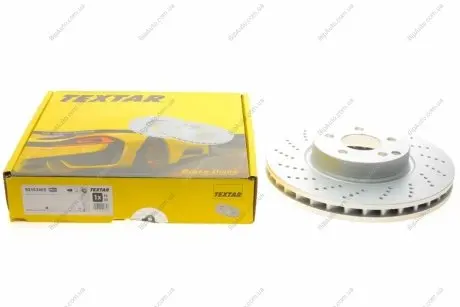 Диск тормозной TEXTAR 92163405