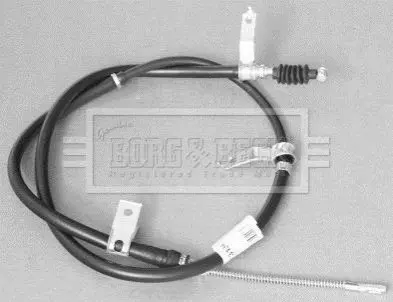 BORG&BECK Трос ручного гальма RH REAR BORG & BECK BKB3134