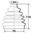 BORG&BECK BCB2366 Пильник привiдного валу BCB2366