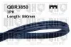 QH QBR3850 Ремiнь клиновий 3pk#850 QBR3850