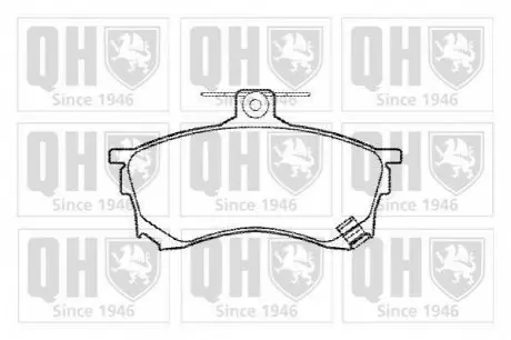 QH Гальмiвнi колодки дисковi QUINTON HAZELL BP960