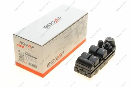 Кнопка стеклоподъемника (L) BMW 5 (E60) 03-10 M57/N43/N52/N53/N62 (блок) BOGAP B7358134