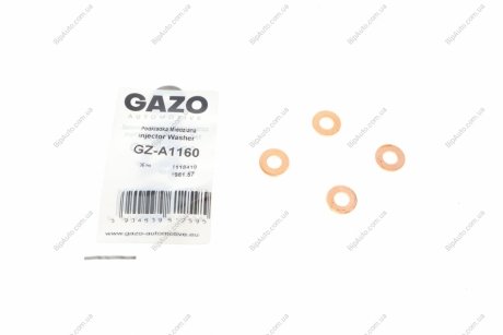 Шайба под форсунку Ford Connect 1.8 TDCI 02-13 (7x13.6x1.6) (к-кт) GAZO GZ-A1160 (фото 1)
