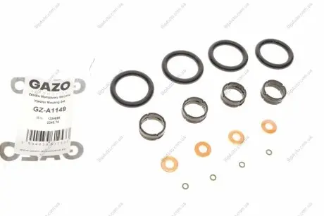 Ремкомплект форсунки Citroen C1/C2/C3/Peugeot 107 1.4 HDi 03- GAZO GZ-A1149