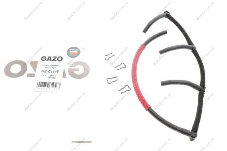Шланг зливний Volvo C30/S40 II/S80 II/V50/V70 III 1.6D 05-12 GAZO GZ-C1146 (фото 1)