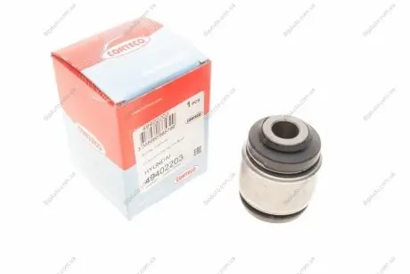 Сайлентблок важеля (заднього) Hyundai Elantra/I30/IX55/Santa Fe/Kia Cee\&#039;d/Optima/Sorento/Sportage 05- CORTECO 49402203 (фото 1)