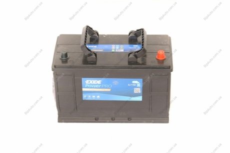 Акумуляторна батарея 110Ah/900A (349x175x235/+R/B1) PowertPro EXIDE EJ1102