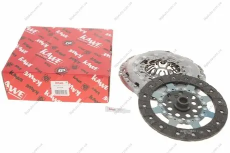Комплект зчеплення Hyundai Santa Fe I/II 2.7 04-12, 125/129/139kw (d=220mm) Kawe 962699