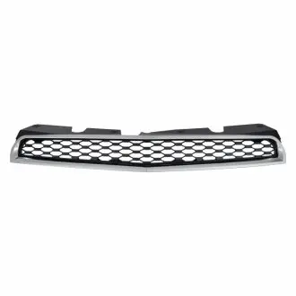Фото решетка радиатора Chevrolet Equinox 2010-2016 верхняя черн. с хром молдингом AVTM 181727913 Решетка радиатора Chevrolet Equinox 2010-2016 верхняя черн. с хром молдингом AVTM 181727913