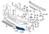 Решетка в бампер Audi A4 12-16 (B8) правая с хром молдингом (кроме S-LINE) AVTM 181215914 (фото 1)