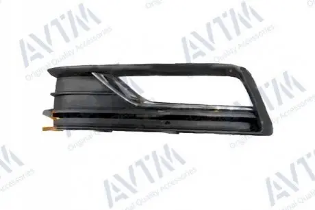 Решетка в бампер VW Passat B8 15- USA правая с отв. п/тум. 1 хром молдинг AVTM 7442 918