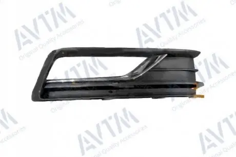 Решетка в бампер VW Passat B8 15- USA левая с отв. п/тум. 1 хром молдинг AVTM 7442 917