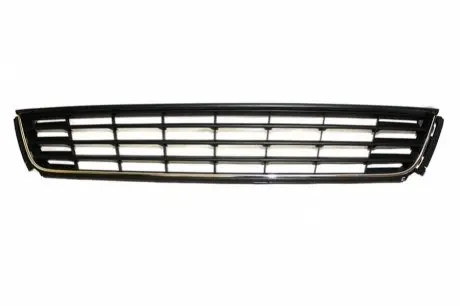 Решетка в бампер Volkswagen Polo V SDN 09-15 средняя с хром молдингом AVTM 7426 910