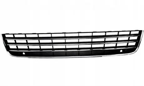 Решетка в бампер Volkswagen Touareg 10-14 средняя с хром. молдингом AVTM 531328302
