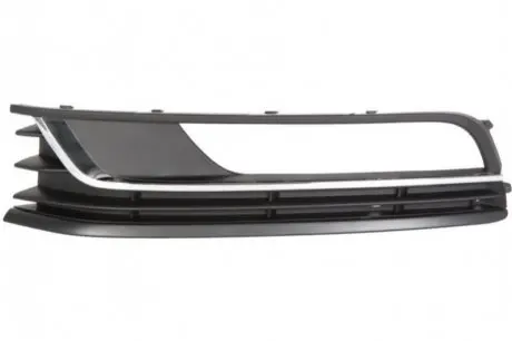 Решетка в бампер Volkswagen Passat B7 11-15 левая 1 хром молдингом AVTM 7423 913
