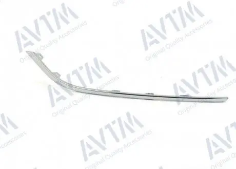 Молдинг решетки бампера Volkswagen Passat B7 USA 11-15 хром левый AVTM 187439921