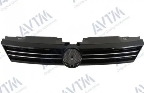 Решетка радиатора Volkswagen Jetta 2011-2014 с хром.молдингами AVTM 187430992