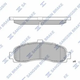 Колодки дискового гальма Sangsin Hi-Q (SANGSIN) SP1586