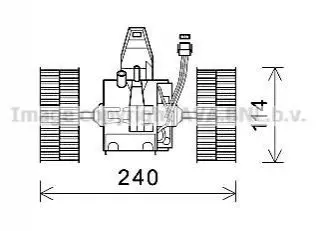 Компресор салону AVA AVA COOLING BW8491