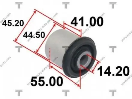 Сайлентблок рычага nissan (08-) np300 TENACITY AAMNI1066