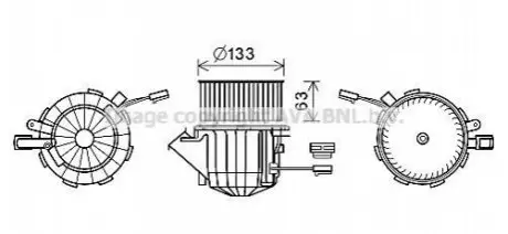 Компресор салону AVA AVA COOLING AI8394