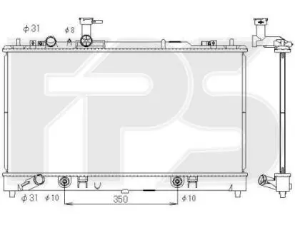 Радіатор охолодження FPS FP 44 A1381