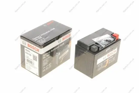 Акумуляторна батарея 4Ah/50A (120x70x92/+R/B0) (AGM) (мото) Factory Activated AGM 0 986 FA1 000 BOSCH 0986FA1000