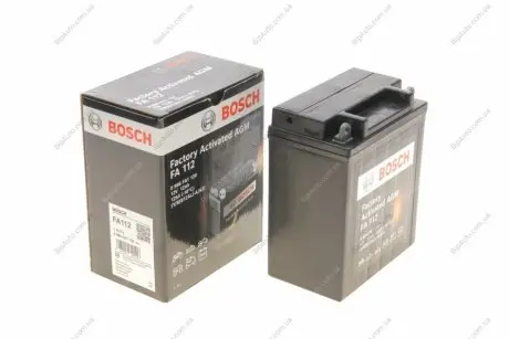 Акумуляторна батарея 12Ah/125A (134х81х160/+R/B0) (мото) Factory Activated AGM 0 986 FA1 120 BOSCH 0986FA1120