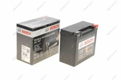 Акумуляторна батарея 18Ah/310A (176x89x154/+R/B0) (AGM) Factory Activated AGM 0 986 FA1 071 BOSCH 0986FA1071