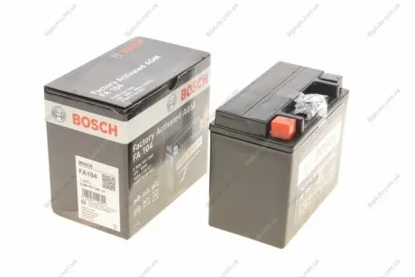 Акумуляторна батарея 10Ah/150A (150x87x130/+L/B0) (AGM) Factory Activated AGM 0 986 FA1 040 BOSCH 0986FA1040