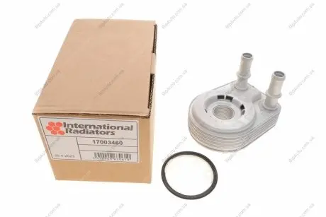 Радіатор масляний Fiat Doblo 1.9D 01- (теплообмінник) Van Wezel 17003460