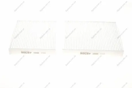 Фільтр салону Citroen C3/Peugeot 207/208 09- (к-кт 2 шт) SOLGY 104065