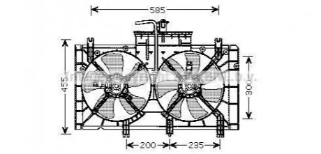 Вентилятор AVA AVA COOLING MZ7537