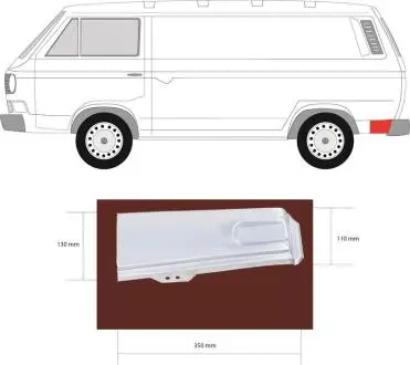Ремчастина металева KLOKKER KLOKKERHOLM FP 9557 601