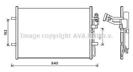 Радіатор кодиціонера AVA AVA COOLING MZ5281D