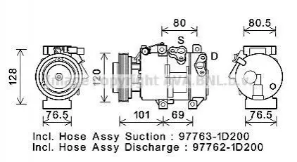 Компресор AVA AVA COOLING KAK275