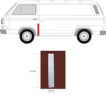 Ремчастина металева KLOKKER KLOKKERHOLM FP 9557 021