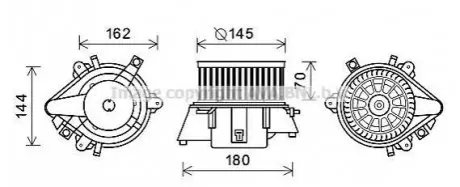 Компресор салону AVA AVA COOLING FT8438
