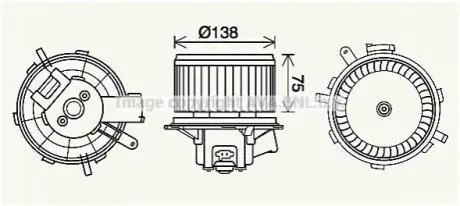 Компресор салону AVA AVA COOLING PE8406