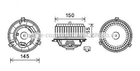 Компресор салону AVA AVA COOLING OL8674