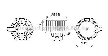 Компресор салону AVA AVA COOLING HY8350