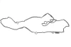 Прокладка кришки клапанів BMW 3 (G20/G80/G28)/X3 (G01/F97)/X4 (G02/F98) 17- B46/B48 ELRING 076.450 (фото 1)